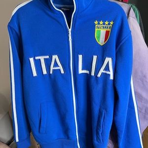 Italia Mens Zip front Jacket.  Size L. Purchased in Italy